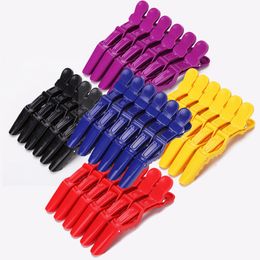 Hair salon perm positioning clip partition duck beak dyeing alligator clips plastic hair cutting Modelling hairdressing tool free ship