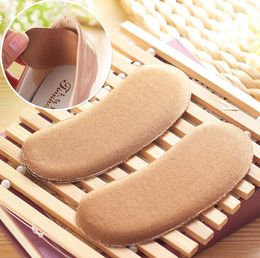 Strong Sticky Fabric Shoe Pads Cushion Foot Treatment Soft Sponge Liner Grips Heel Inserts Insoles Protect Back Heel SN336