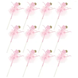 Festive Supplies Decorations Fairy Cupcake Birthday Toppersparty Fiesta Unicorngirls Girl Ballet Picks Decor