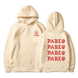 Men's Hoodies Sweatshirts I Feel Like Paul Pablo sweat homme hoodies men Sweatshirt Hoodies Hip Hop Streetwear Hoody pablo hoodie T221008