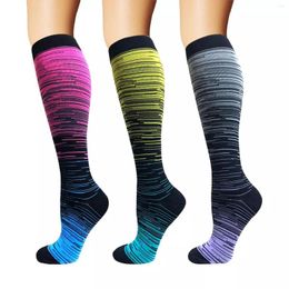 Sports Socks Compression Men Women Stockings Nursing Hiking Travel Flight Outdoor Running Fitness