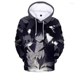 Men's Hoodies Anime Bungo Stray Dogs Cartoon Long Sleeve Sweatshirts Dazai Osamu Hoodie Men/Women Streetwear Fashion Pullover