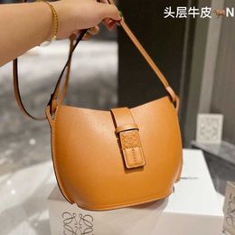 Loeweee Leather Lightweight 0to4 Bags Saddle Lovewes Messenger Tote Handbag Women Designer Crossbody Female Purses Party Shopping Vacation Shoulder Bags