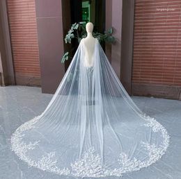 Wraps Vintage Wedding Veil/Bridal Veil/Ivory Cape Veil/Classic Cape/Elegant Cover Up