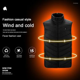 Racing Jackets Electric Heating Vest Cycling Heated Clothes Men's Warm Hiking Vests Clothing Camping Apparel Accessories Winter BR