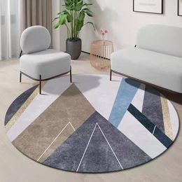 Carpets Light Luxury Round Rugs And For Home Living Room Decoration Teenager Bedroom Decor Carpet Sofa Area Rug Non-slip Mats