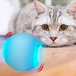 Cat Toys Electric Ball Toy Automatic Rolling Smart Interactive For Training Self-moving Pet Kitten Indoor Playing