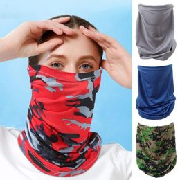 Bandanas Hiking Bandana Camping Cycling Neck Tube Scarf Bike Motorcycle Face Mask Magic Block Sunscreen