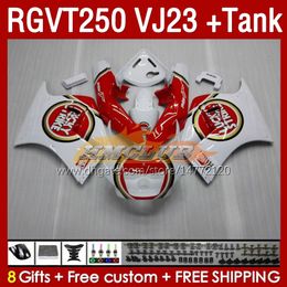 Lucky Strike Fairings Kit & Tank For SUZUKI SAPC VJ23 RGVT250 RGV-250CC 97-98 Bodyworks 161No.67 RGVT-250 RGV-250 RGV250 97 98 RGVT RGV 250 CC 250CC 1997 1998 Full Fairing