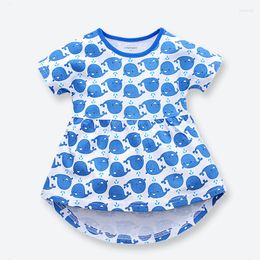 Girl Dresses Fashion Summer Dress Good Quality Baby Casual Girls Clothes Cotton Short Sleeve Costume For Kids 1-6 Years Old