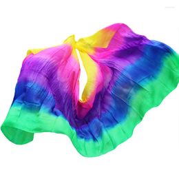 Stage Wear Classic Silk Veils Belly Dance Performance Props Handmade Dyed Scarf Bellydance Accessories For Kids Adults 200/250