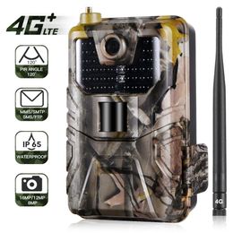 Hunting Cameras 4G FTP P MMS SMS Email Trail Camera Wireless Wildlife Wild Hunting Cameras Cellular Mobile HC900LTE 20MP 1080P Night Vision 221011