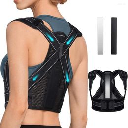 Back Support Posture Corrector Shoulder Neck Brace Adjustable Belt To Correct Waist Spine Stop Bend Sports