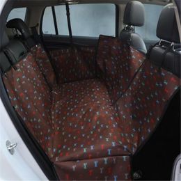 Dog Car Seat Covers Pet Carrier Mat Waterproof Travel Accessories Pets Rear Back Cover Hammock Protector With Safety Mats