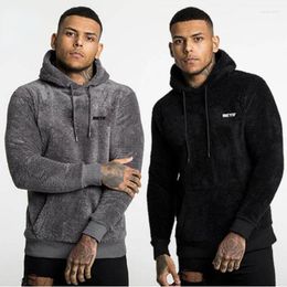 Men's Hoodies 2022 Men Fashion Brand Wool Plus Velvet Thick Sweater Jacket Fleece Warm Hooded Sweatshirt Winter Casual Pullover Teddy Tops