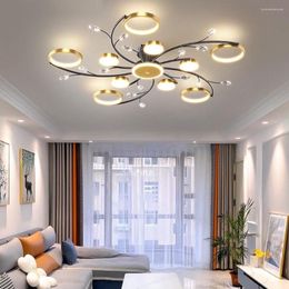 Chandeliers Modern LED Chandelier Living Room Bedroom Kitchen Nordic Gorgeous Lamp Home Indoor Lighting Luxurious Decor Hanging