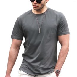 Men's T Shirts Smoked-Navy Blue-Red-Black-Powder-Pink-Blue-Purple-Green-Gray T-Shirt Casual Fashion Design Private Daily