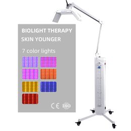 Multifunctional 7 Colours PDT LED Skin Rejuvenation Light Therapy Machine Acne Remover Photodynamic Lamp Facial Care Spa beauty Equipment