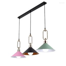 Pendant Lamps North European Iron Droplight Restaurant Personalized Creative Light Cafe Bar Simple Modern Clothing Store Chandelier