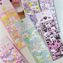 Gift Wrap Cartoon Lovely Pet Stickers DIY Scrapbooking Idol Card Diary Stationery Happy Planner Decor Teacher Sticker