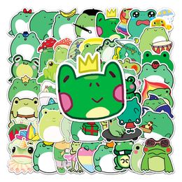 50PCS frog stickers Cartoon for Teen Kids Water Bottle Cool Waterproof Decal for Girl Laptop Bicycle Skateboard