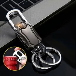 Easy to carry Keychains Men's business style multi-function car automatic gyro keychain