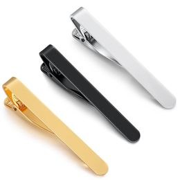 Men's Vintage Tie Pin Clips Casual Style Ties Clip Fashion Jewelry Male Super Wedding Tie Bar Silver Gold