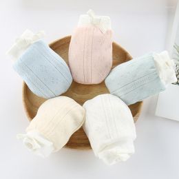 Hair Accessories 1 Pair Cotton Baby Mittens Born Anti Scratching Winter Gloves Kids Infant Protection Face Keep Finger