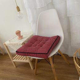 Pillow Striped Crystal Plush Mats Swing Rocking Chair Mat Tatami Floor Pad Household Decoration Japanese Corn Lace Bread Seat
