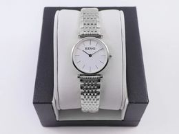 Watch ultra-thin 4MM couples size fashion watch top designer stainless steel manufactured waterproof hour Metre