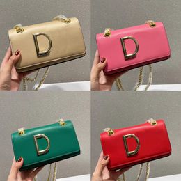 New designer bag Luxury Women Shoulder Bags Handbag Designer Crossbody Wallet Female Purses 2022 topquality Solid Colour letter ChainBag