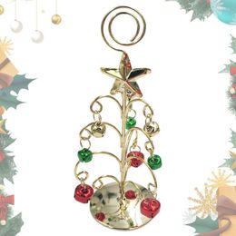 Christmas Decorations Mini Tree Tabletop Card Holder Ornaments On The Table Desktop Decoration &