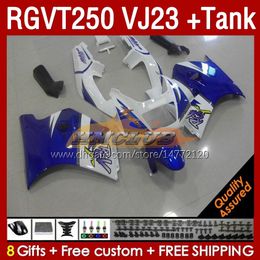 Full Fairings & Tank For SUZUKI RGV250 VJ23 SAPC RGV-250CC RGVT-250 1997 1998 Bodyworks 161No.93 RGV-250 RGVT250 97 98 RGVT RGV 250CC 250 CC 97-98 Fairing Kit blue factory