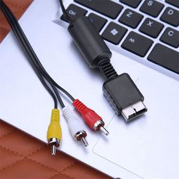 1.8m Multi Component Games Audio Video AV Cable to RCA for SONY PS2 PS3 PlayStation SYSTEM Cable Console TV Game Computer Accessories