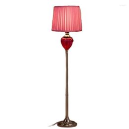 Floor Lamps Pink Crystal Glass Wedding Lamp Living Room Sofa Corner Bedroom Decor Reading H 158cm 1699