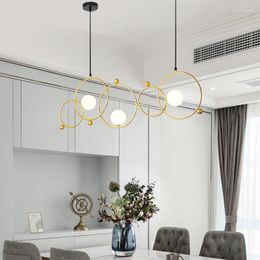 Pendant Lamps Designer Personality Wind Bar In Art Circle At The Front Desk And Lanterns Of Nordic Restaurant Droplight
