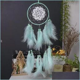 Arts And Crafts Arts Crafts Dream Catchers With Feather Handmade Dreamcatchers For Boho Wall Hanging Decoration Home Bedroom Ornament Dhdio