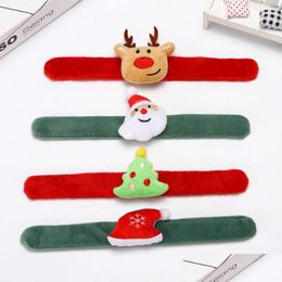 Christmas Decorations Christmas Pat Circle Decoration Bracelet Small Gift Childrens Day Toy Factory Direct Sales Drop Delivery 2022 H Dhrg5