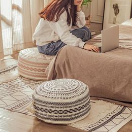 Pillow Japanese Style Homestay Tatami Unstuffed Moroccan Pouffe Cover Living Room Bedroom Ottoman Luxury Cotton Footstool Lazy Futon