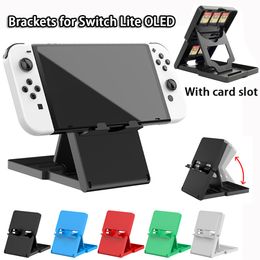 5 Colours Foldable Adjustable Stand Bracket Mount Holder Support for Switch Lite OLED Console Tablet Mobile Phones Play Base FAST SHIP