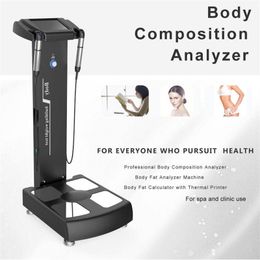 Professional Skin Diagnosis Syetem Multi-language Whole Body Composition Analysis Fat Weight Height Scale Analysis with Customer Data Management
