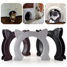 Cat Carriers 1pc ABS Plastic Cats Dogs Door Frame High Quality Pet Decoration Replacement House Supplies