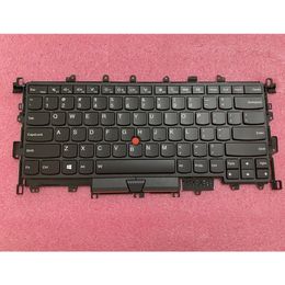 New Palmrest Backlit Keyboard For Lenovo Thinkpad X1 Yoga 1st Gen 01AX828 01AX829