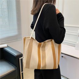 Evening Bags Women Canvas Shoulder Bag Casual Ladies Shopping High Quality Cotton Cloth Fabric Grocery Handbags Tote Books For Girls