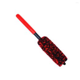 Car Sponge Mrcro Fiber Wheel Brush Auto Tire Rim Cleaning Metal-free Mud Dust Remover Detailing Cleaner Washing Tool With Handle