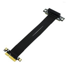 Computer Cables PCIe 3.0 X4 Extension Cable 32G/bps PCI Express 4x Graphic SSD RAID Extender Conversion Riser Card Vertical 90 R22SL / 270