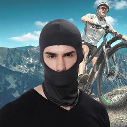 Bandanas Fashion Cycling Balaclava Full Cover Face Motorcycle Mask Men Hat Lycra Ski Neck Summer UV Protection Women