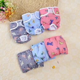 Dog Apparel Waterproof Diaper Physiological Pants Washable Sanitary Male Menstrual Panties Shorts Underwear Briefs Large Dogs Belt