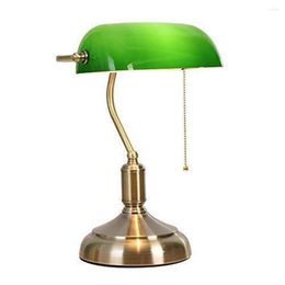 Table Lamps Classic Lampshades Iron Base Art Decoration Lampara Retro Lamp Vintage For Reading Desk Bedroom