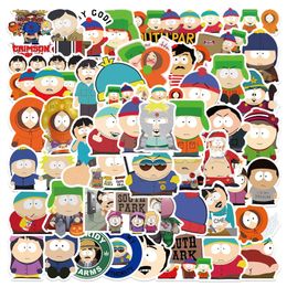 50 Stück South Park Cartoon Graffiti Aufkleber für DIY Gepäck Laptop Skateboard Motorrad Fahrrad Aufkleber